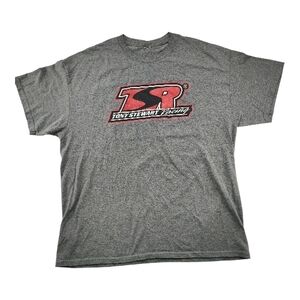 Tony Stewart Y2K Vintage NASCAR Racing Graphic Tee Gray Unisex